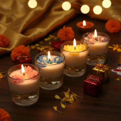 Short Sparkle Candles