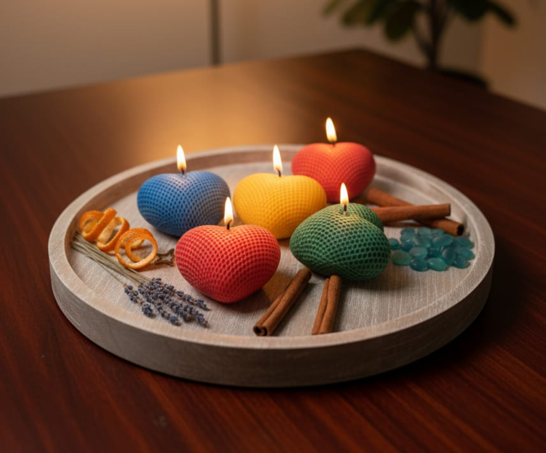 Heart Candles
