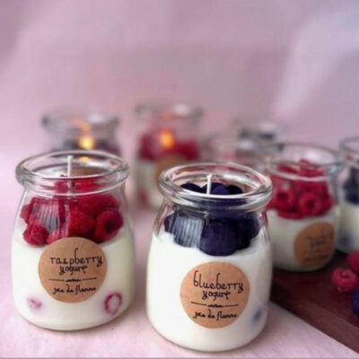 Yogurt candle